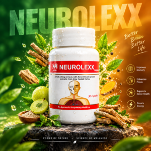 NEUROLEXX Ayurvedic Capsules – Neuro Muscular & Joint Support Formula for Arthritis, Sciatica & Joint Pain
