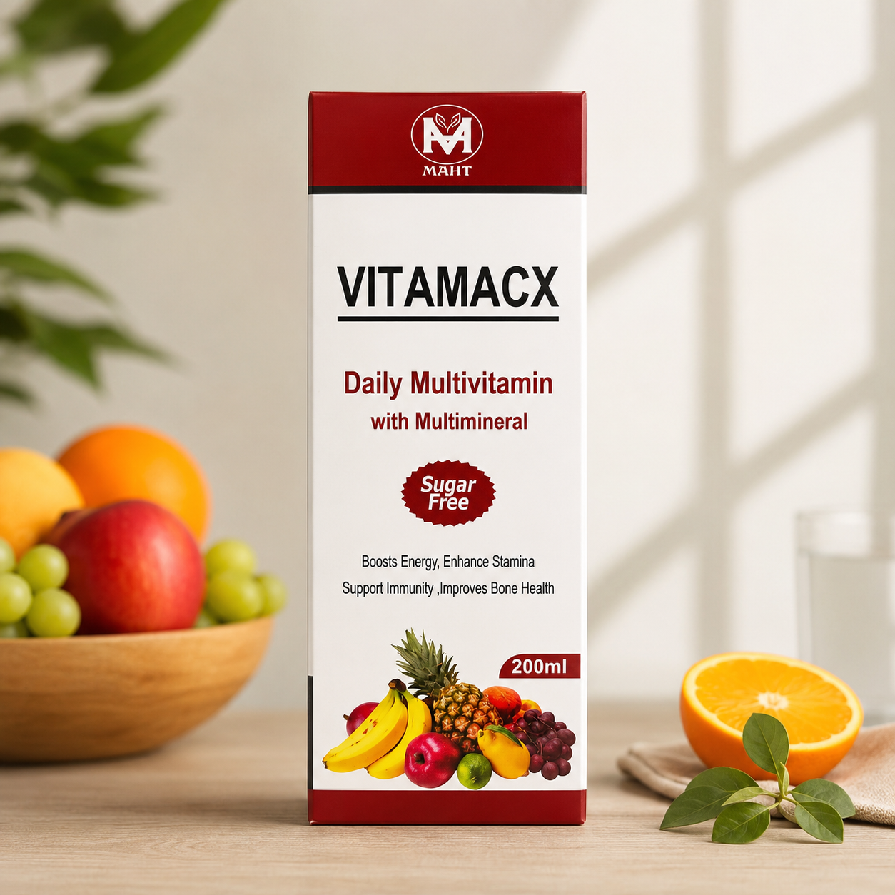 VITAMACX Sugar Free Daily Multivitamin Syrup with Minerals