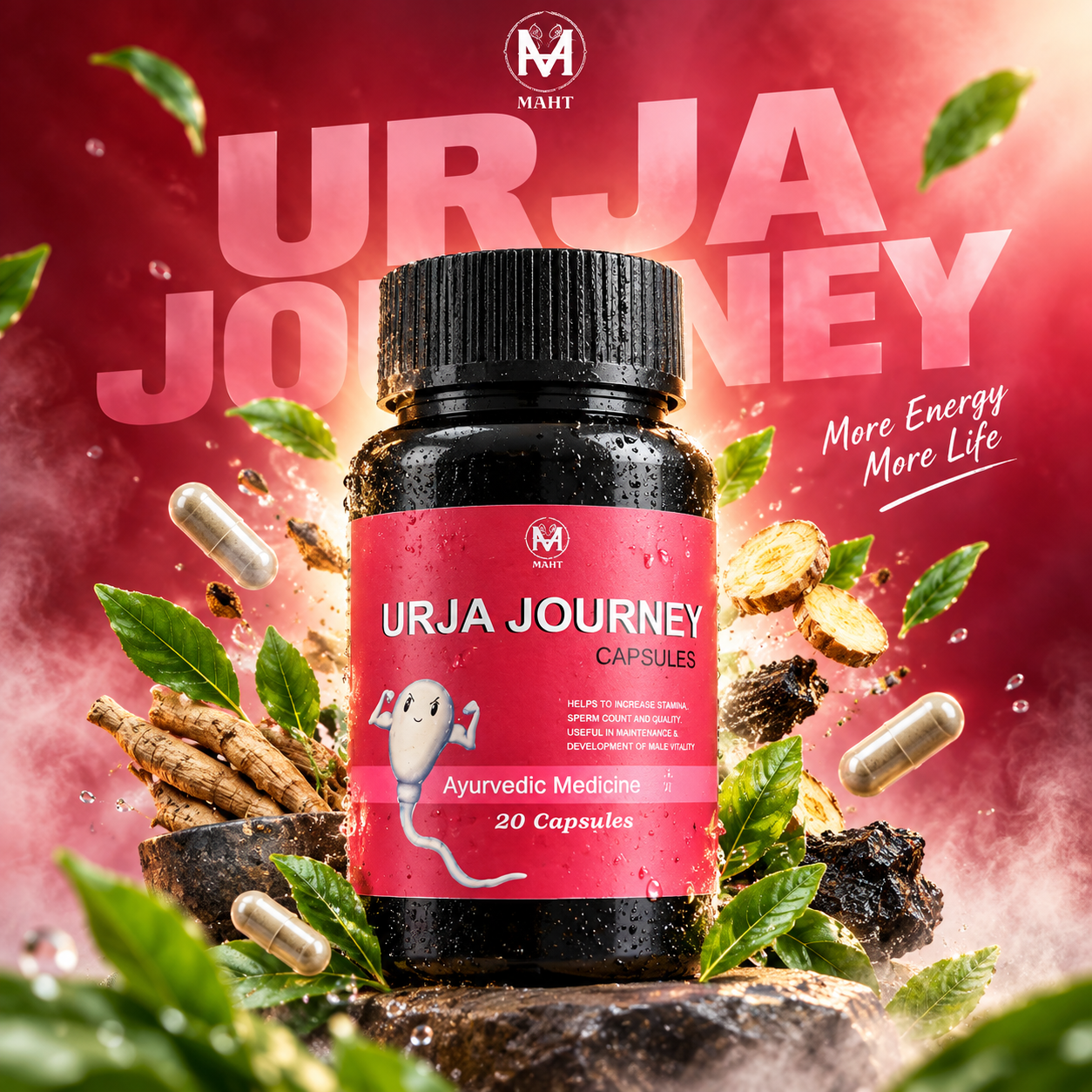 URJA-JOURNEY Capsule | Daily Vitality Support | 20 Capsules